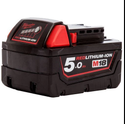 Milwaukee M18B5 18V Red Lithium-ion 5.0Ah Battery 4932430483